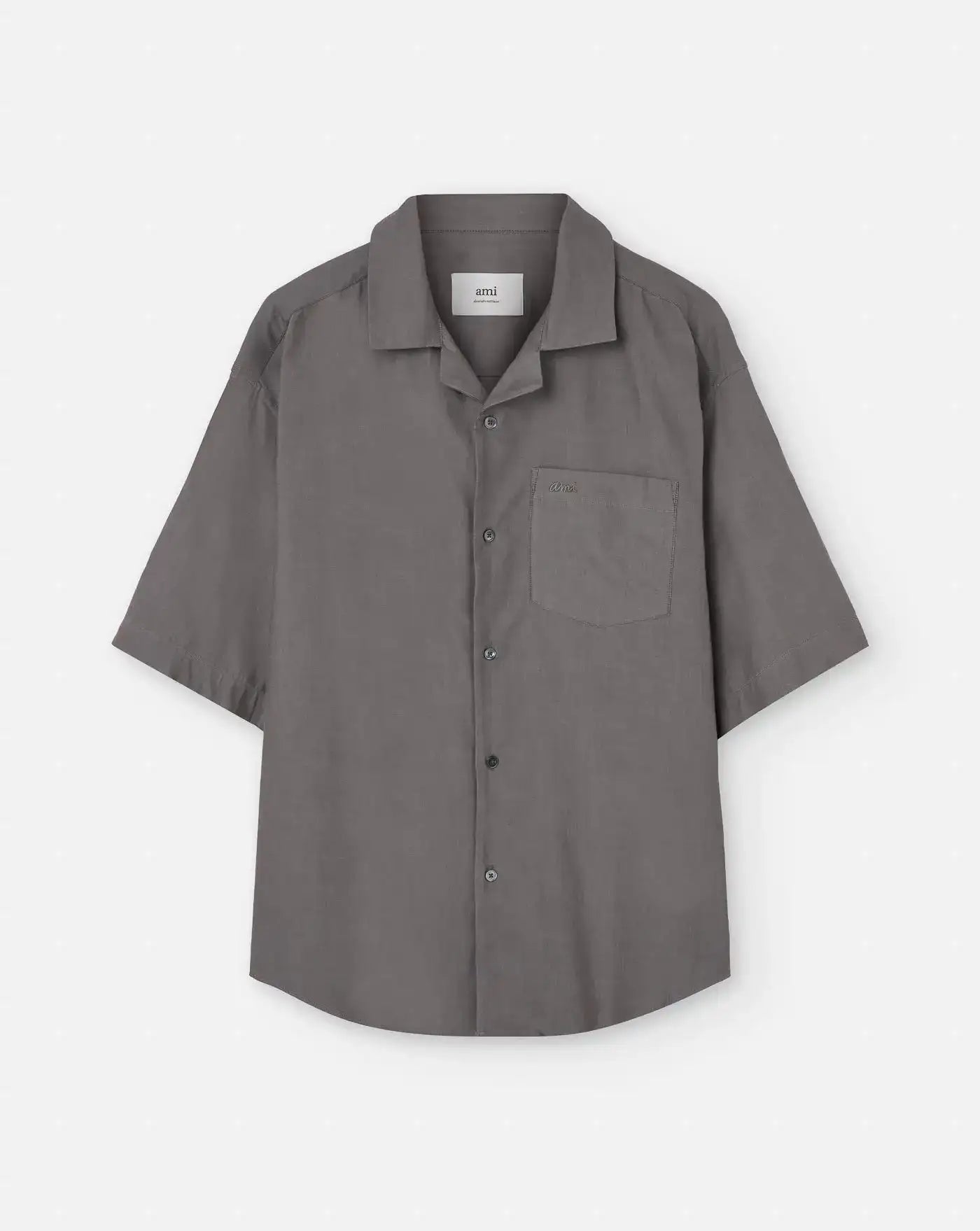 Camisa Ami Paris Short Sleeves Boxy Shirt HSH236CO0099 0953 AMI PARIS