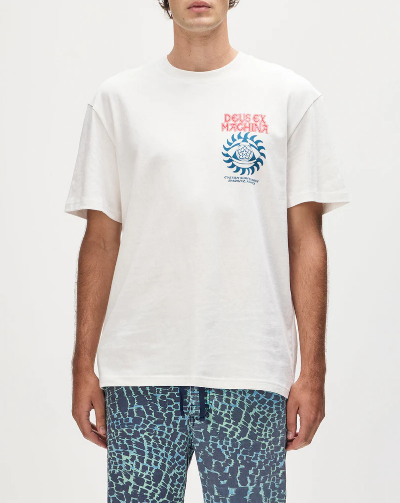 Camiseta Deus Ex Machina Crank DMF251220B VINTAGE WHITE DEUS EX MACHINA