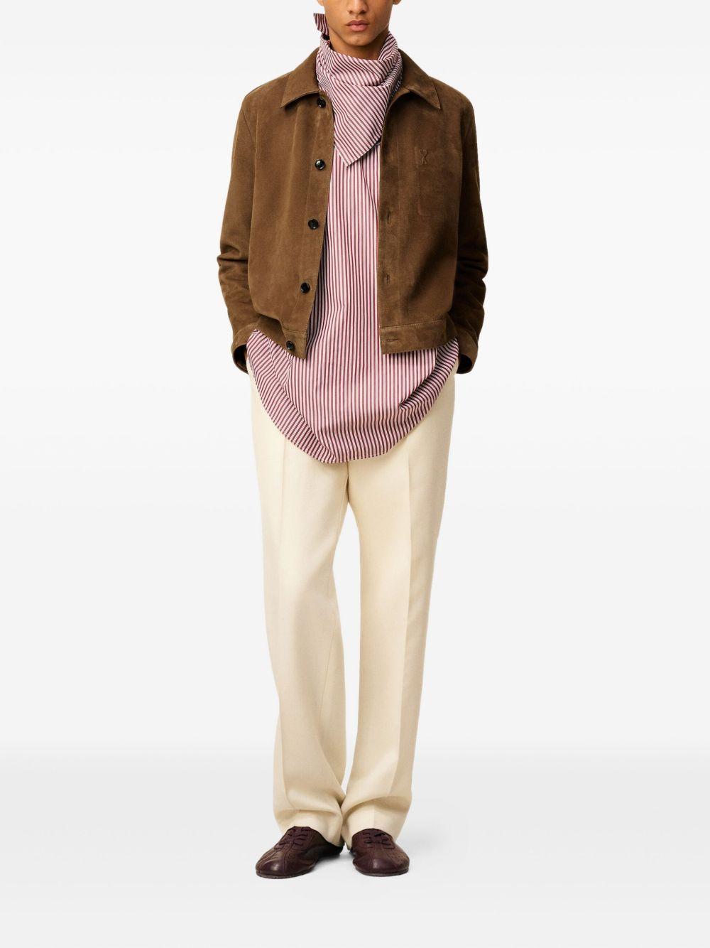 Chaqueta Ami Paris Leather HJK243LH0059 216 AMI PARIS