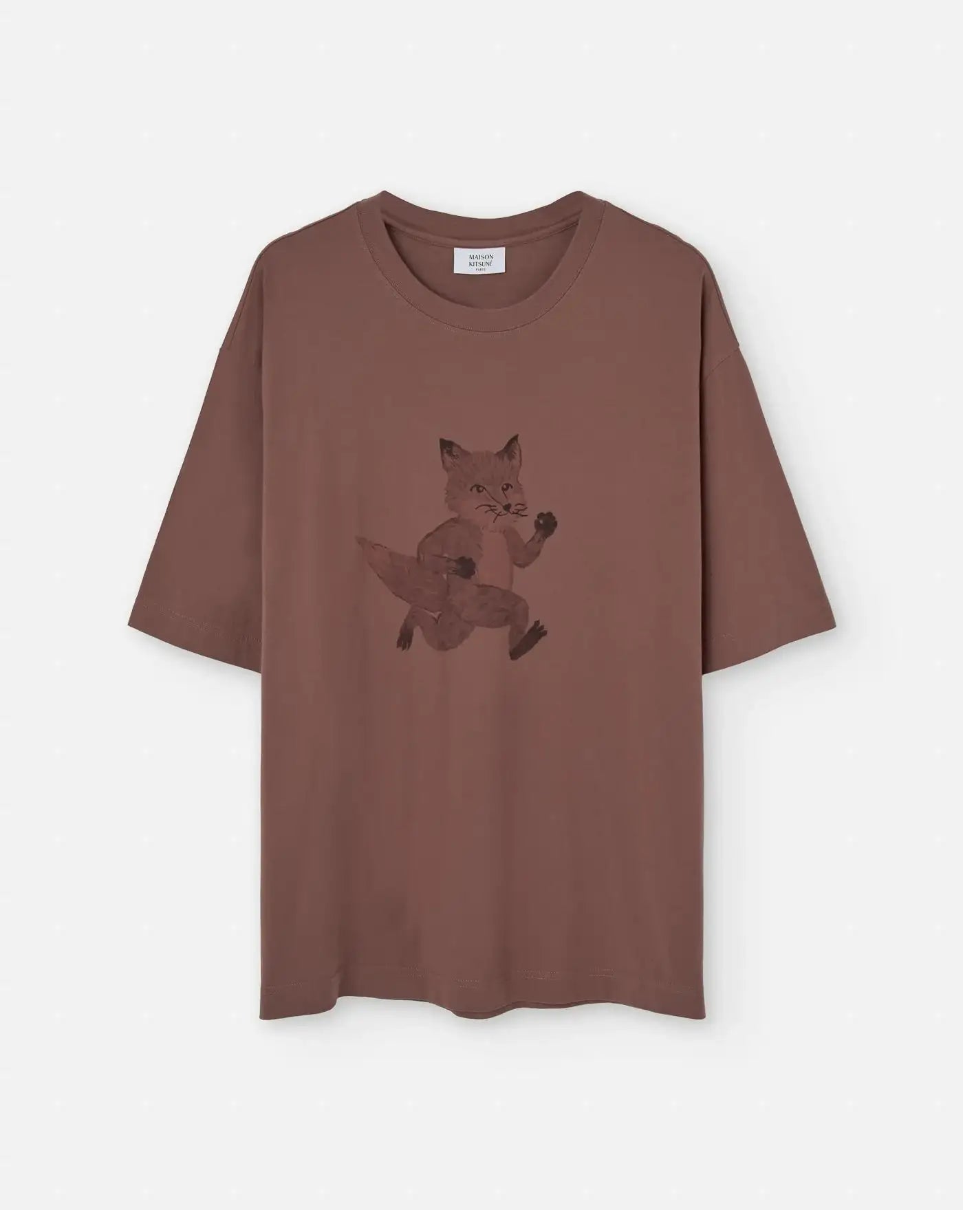 Camiseta Maison Kitsuné Speedy Fox OM00109KJ0008 0112 MAISON KITSUNE