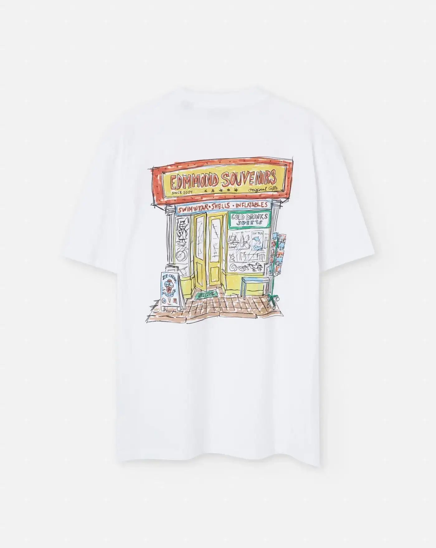 Camiseta Edmmond Souvenirs 1253019000 PLAIN WHITE EDMMOND