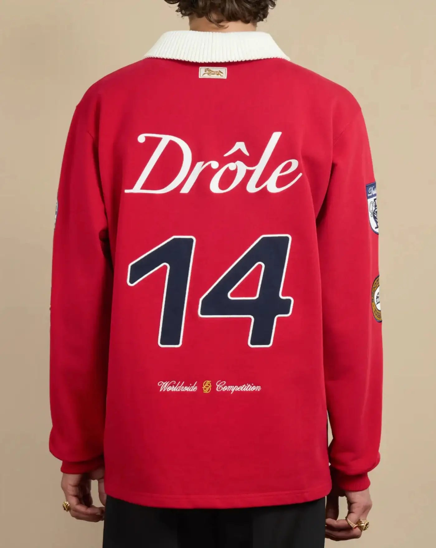 Polo Drole de Monsieur Le Polo Racing PL158 CO127 RD DROLE DE MONSIEUR