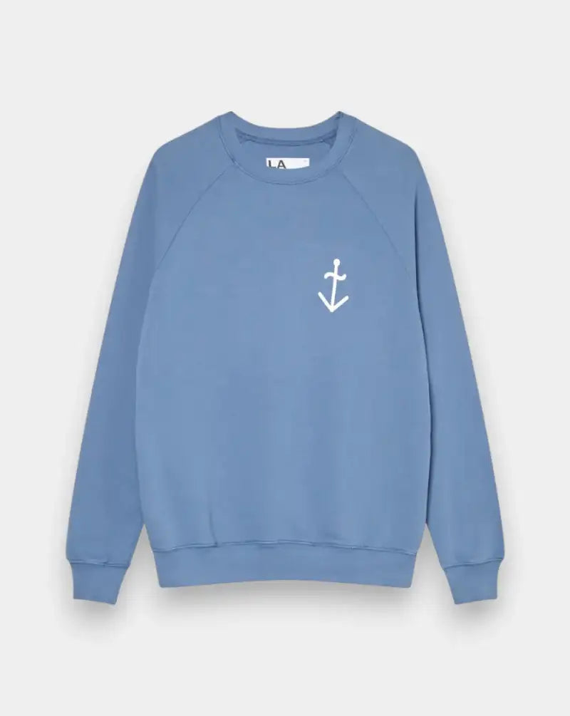 Sudadera La Paz Cunha Indigo SS260080210 INDIGO/OFF-WHITE LOGO LA PAZ