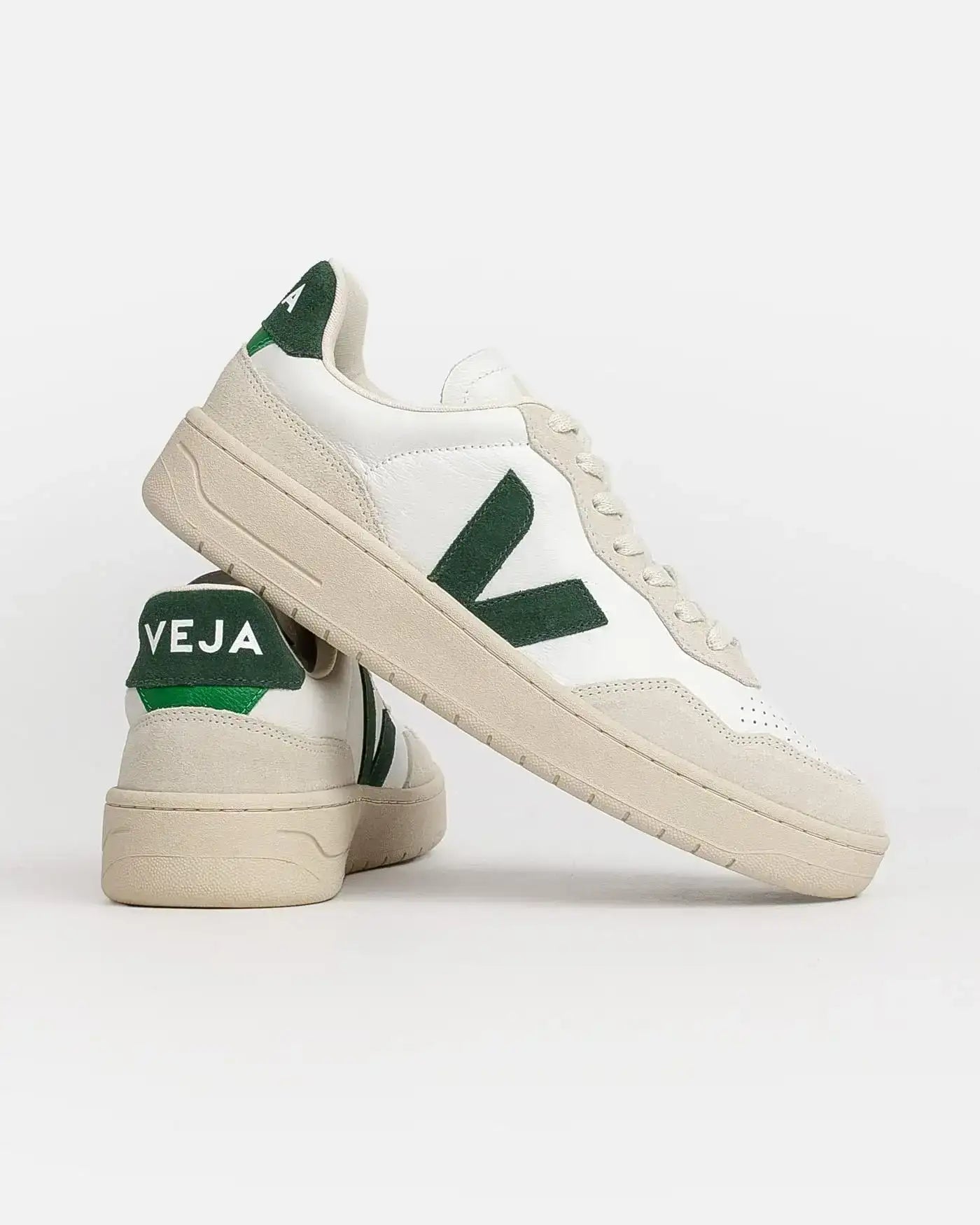 Zapatillas Veja V-90 O.T. Leather Extra White Cyprus VD2003384B EXTRA-WHITE-CYPRUS VEJA