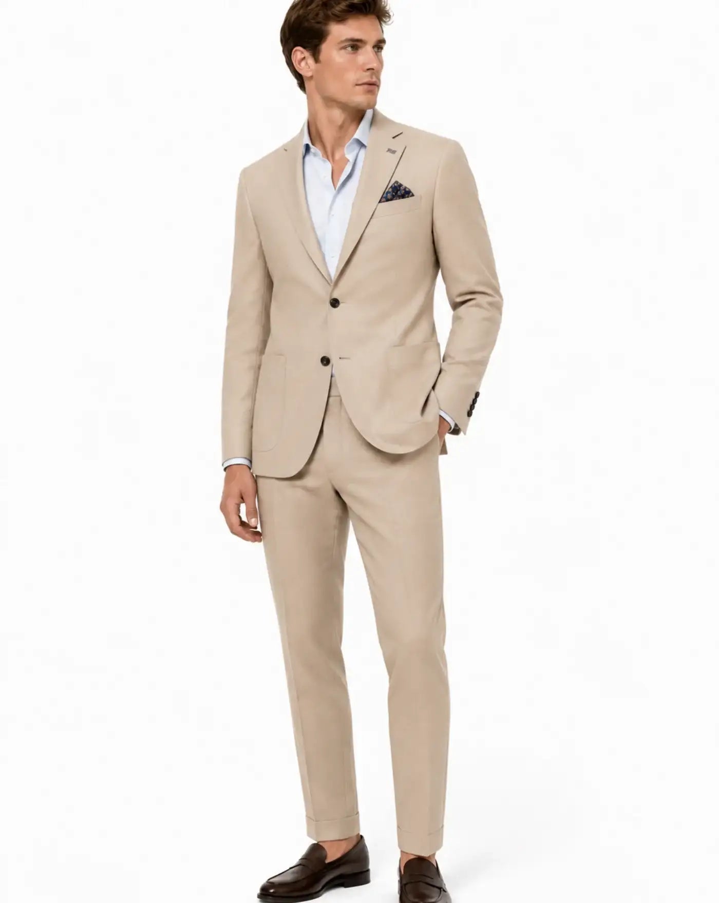 Traje Bob Jersey SUIT409 BEIGE BOB