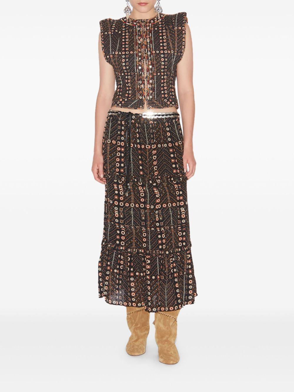 Top Isabel Marant Cerza GI0050FAC1J03E 02FK ISABEL MARANT