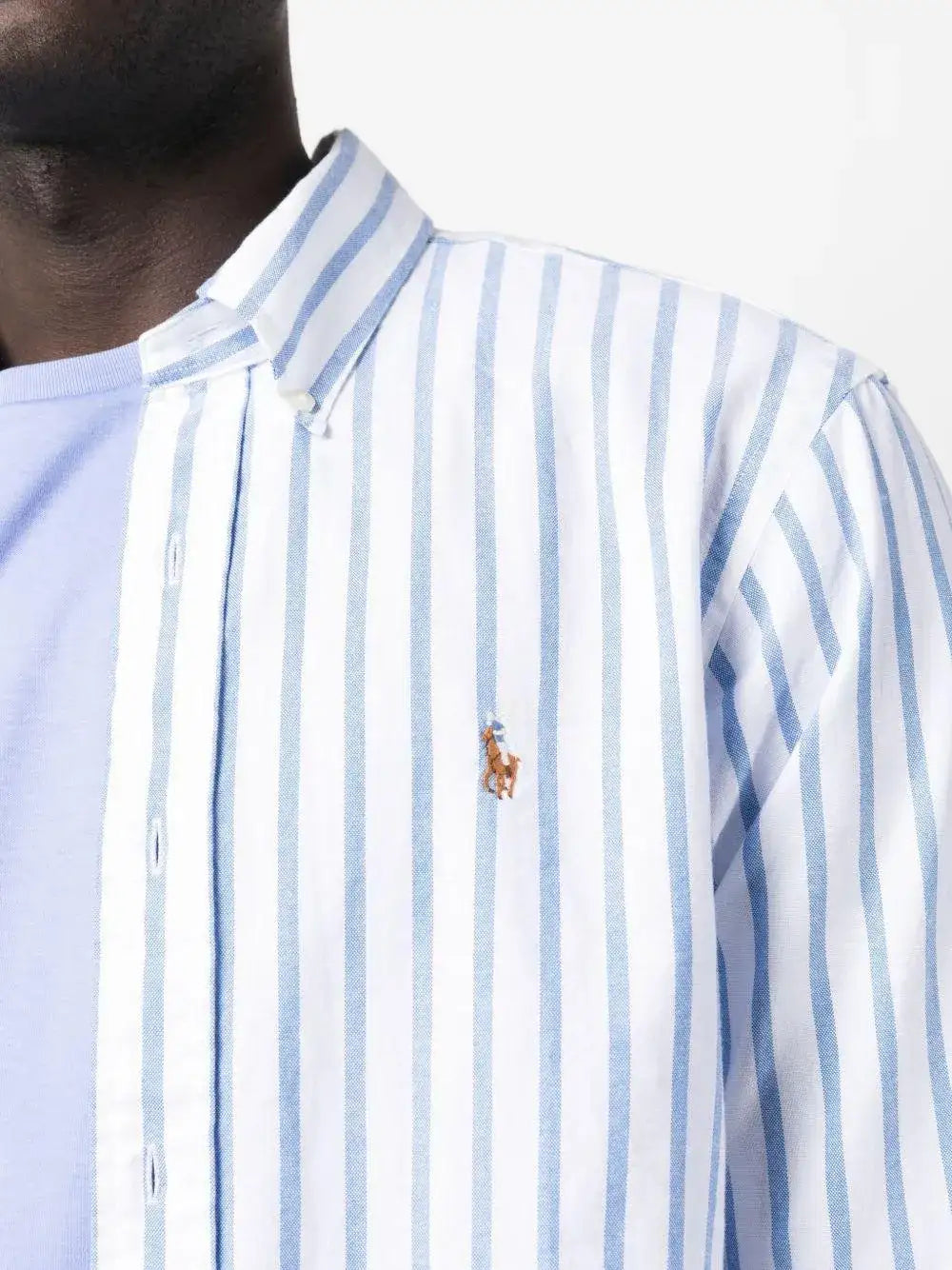 Camisa Polo Ralph Lauren Stripes 710906622001 BLUE/WHITE POLO RALPH LAUREN