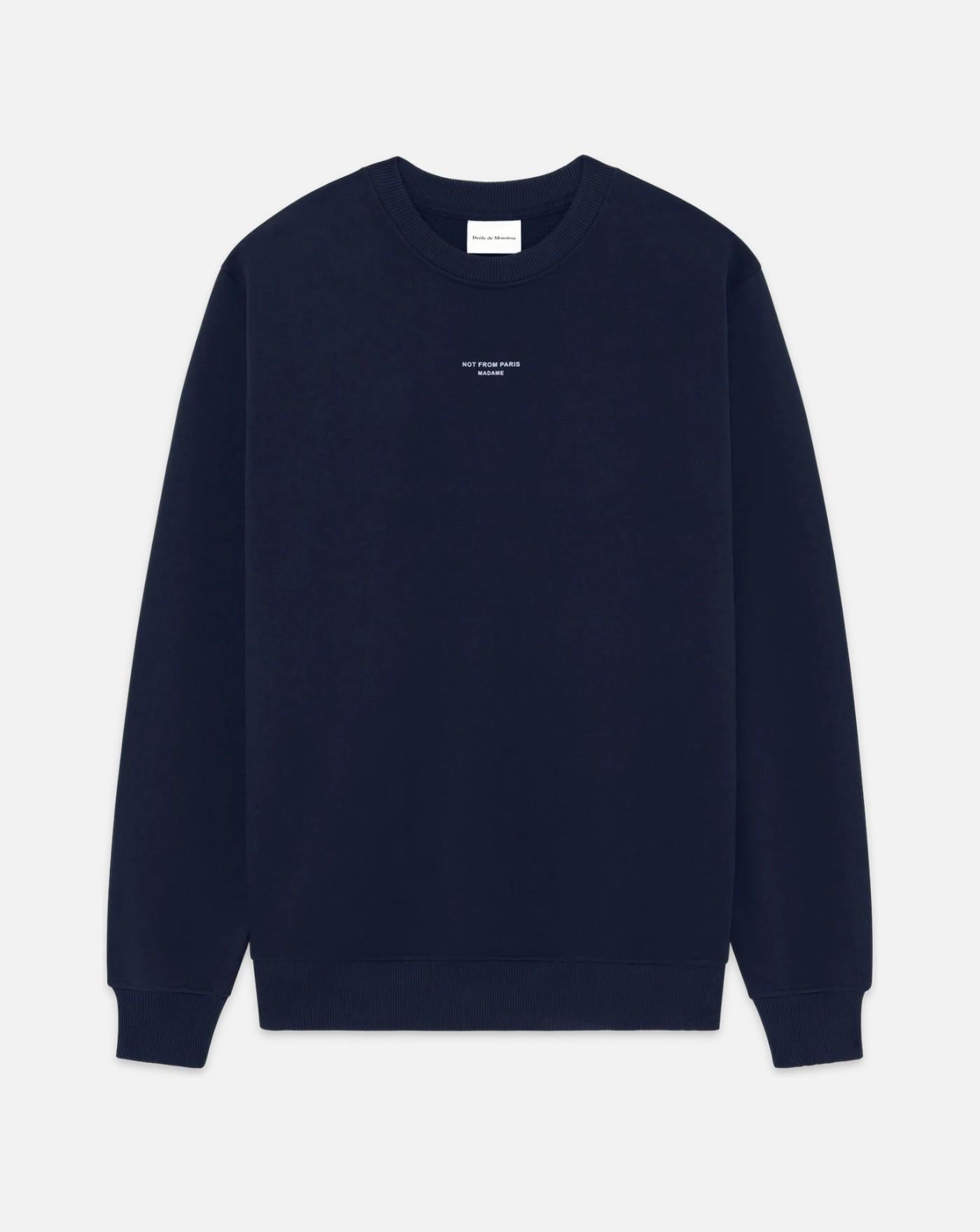Sudadera Drole de Monsieur Classic Slogan Sweatshirt SW148 CO127 NY DROLE DE MONSIEUR
