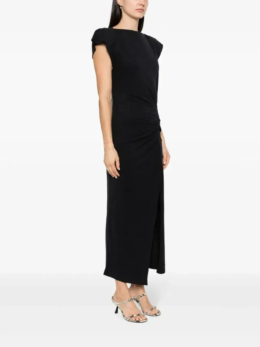 Vestido Isabel Marant Nadela RO0307FAA1N41I 01BK ISABEL MARANT