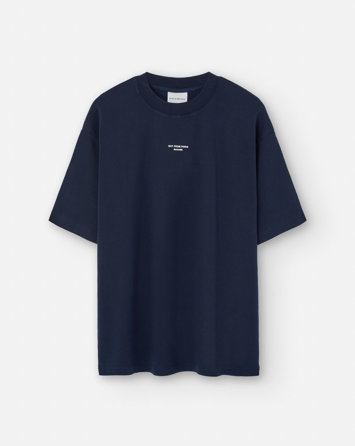 Camiseta Drole de Monsieur Le T-Shirt Slogan Classique TS202 CO002 NY DROLE DE MONSIEUR