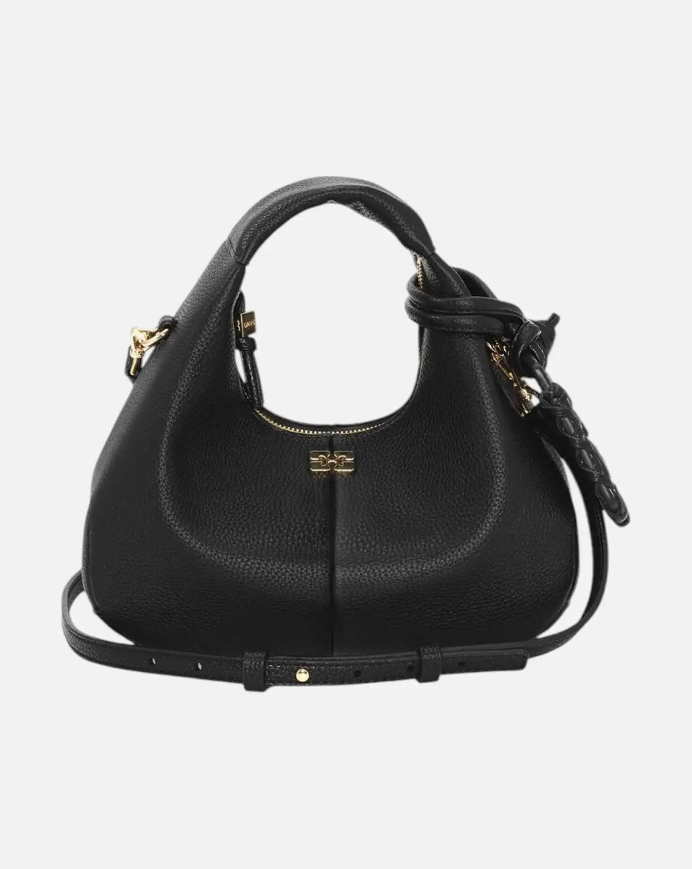 Bolso Ganni Hobo Mini Grained A6976 099 GANNI