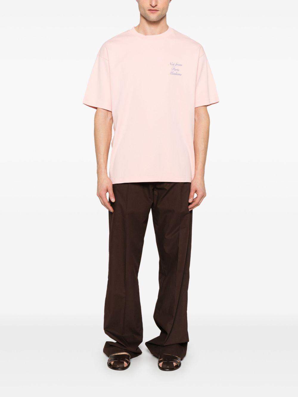 Camiseta Drole de Monsieur Le T-Shirt Slogan Cursive TS209 CO002 LPI DROLE DE MONSIEUR