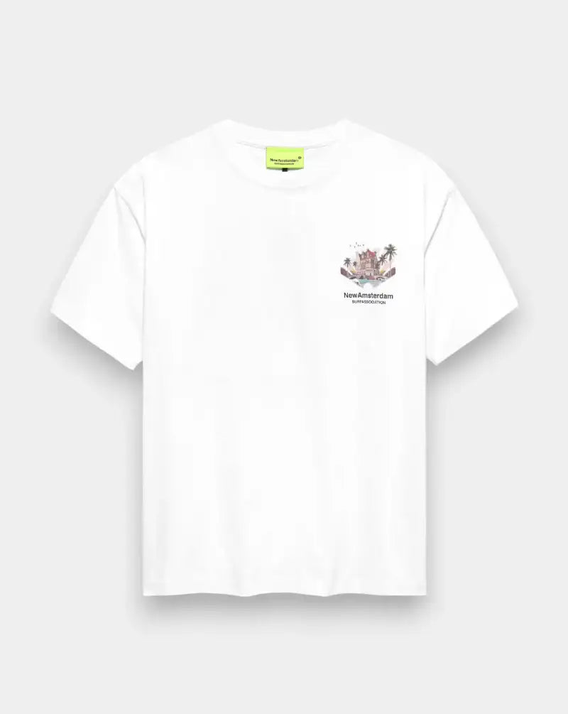 Camiseta New Amsterdam Tropical Tee 2601074001 WHITE NEW AMSTERDAM