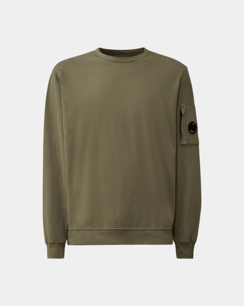 Sudadera C.P. Company Light Fleece Crewneck Sweatshirt 20CMSS711A002246G 921 GUNMETAL C.P. COMPANY