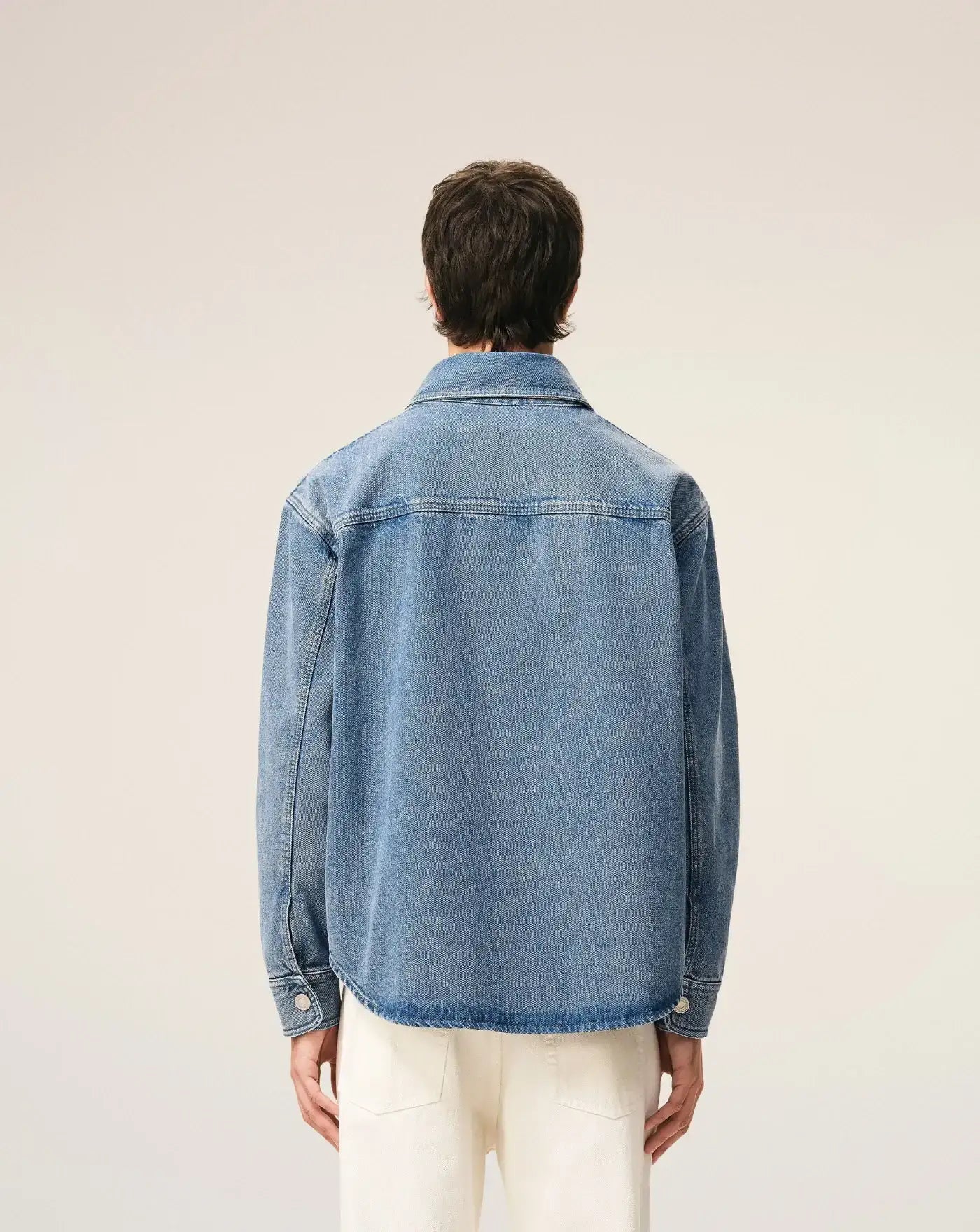 Camisa Ami Paris Denim UJK897DE0046 480 AMI PARIS