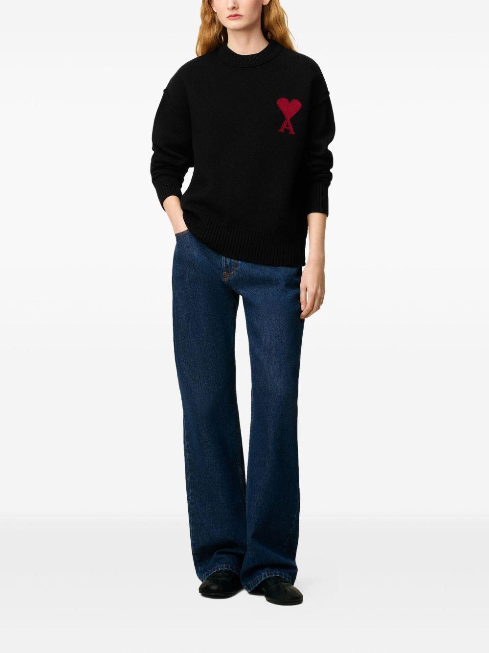 Jersey Ami Paris Ami de Coeur UKS838018 009 AMI PARIS