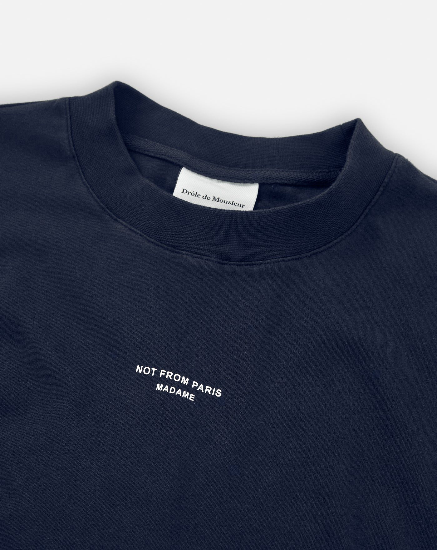 Camiseta Drole de Monsieur Le T-Shirt Slogan Classique TS202  CO002 NY DROLE DE MONSIEUR 