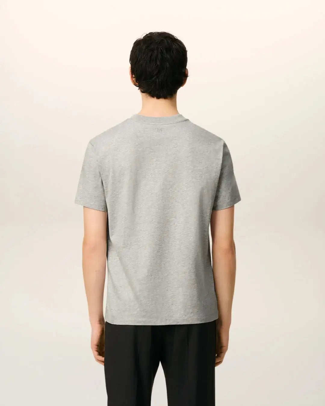 Camiseta Ami Paris Ami de Coeur FTS347724 0951 HEATHER ASH GREY AMI PARIS 