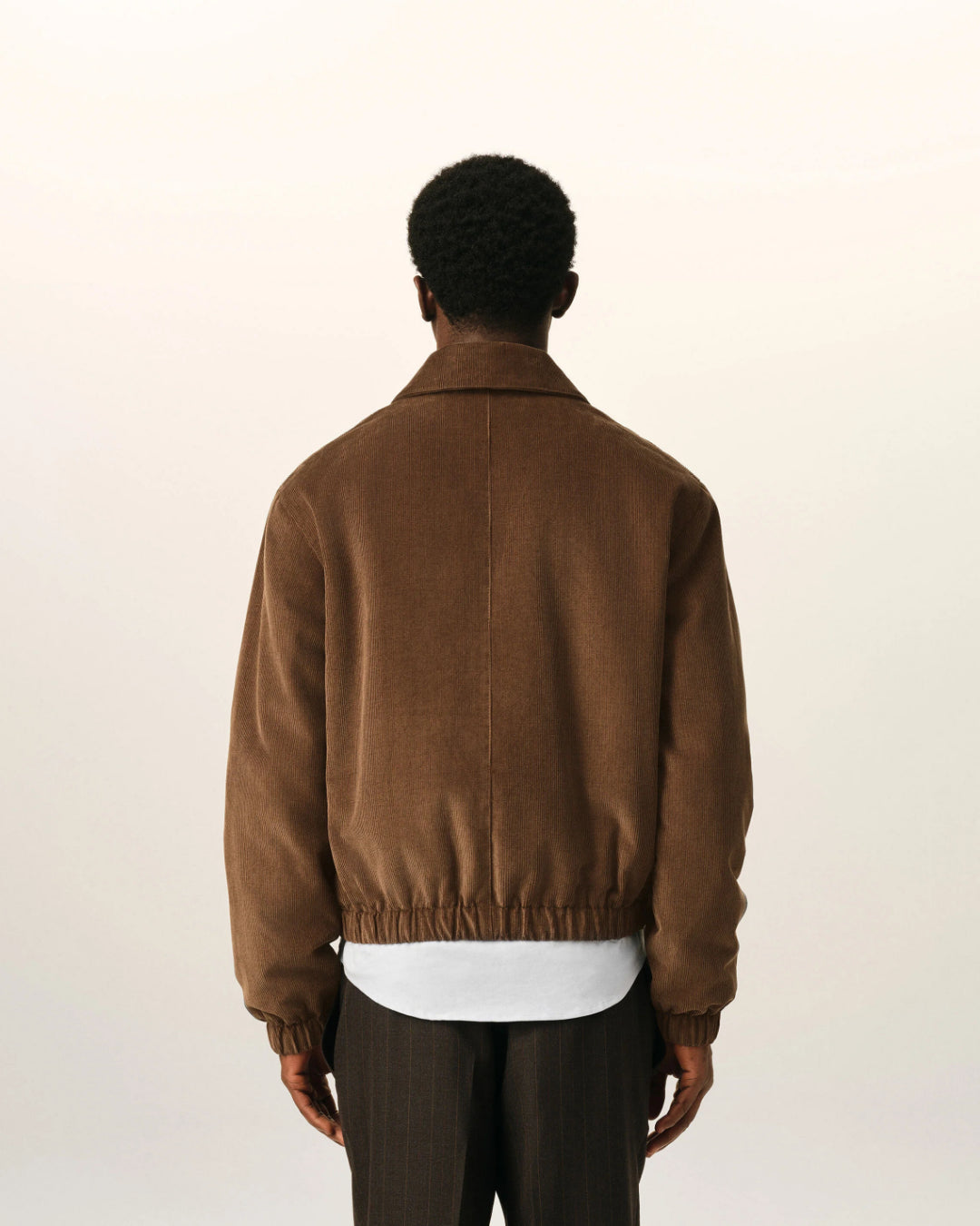 Chaqueta Ami de Coeur Padded Zipped HJK830 CO0089 2221 CHOCOLATE BROWN AMI PARIS 