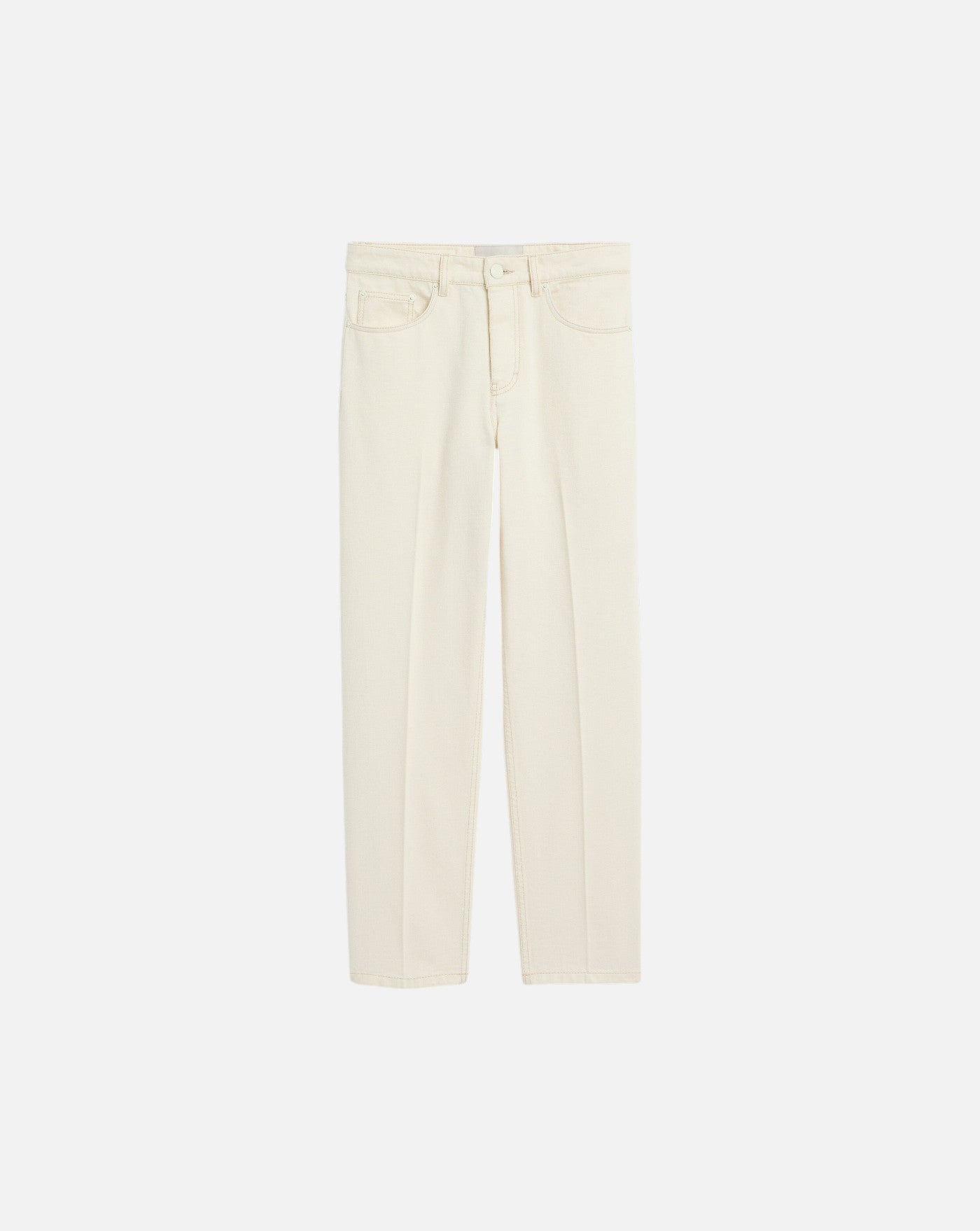 Pantalones Ami Paris Parisian Fit Jeans HTR921 DE0134 136 WHITE CREAM AMI PARIS 