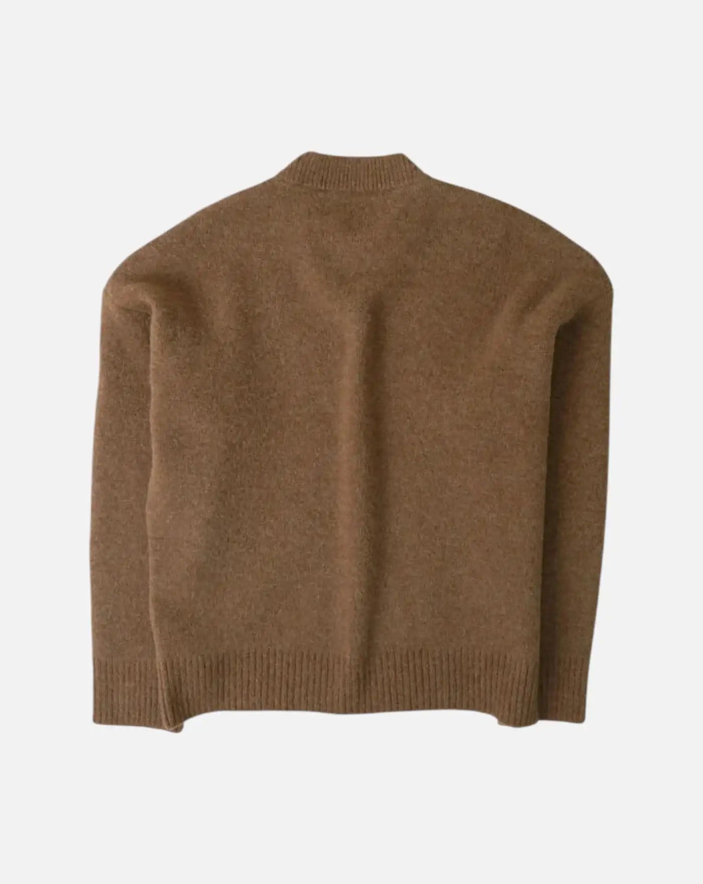 Jersey Ami Paris Crewneck Quota Sweater UKS836KN0135W A362 CHOCOLATE AMI PARIS 
