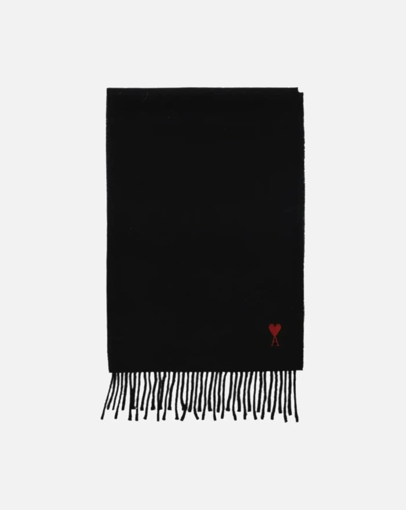 Bufanda Ami Paris Quota Wool Scarf with Red USF705 AW0047 001 AMI PARIS 