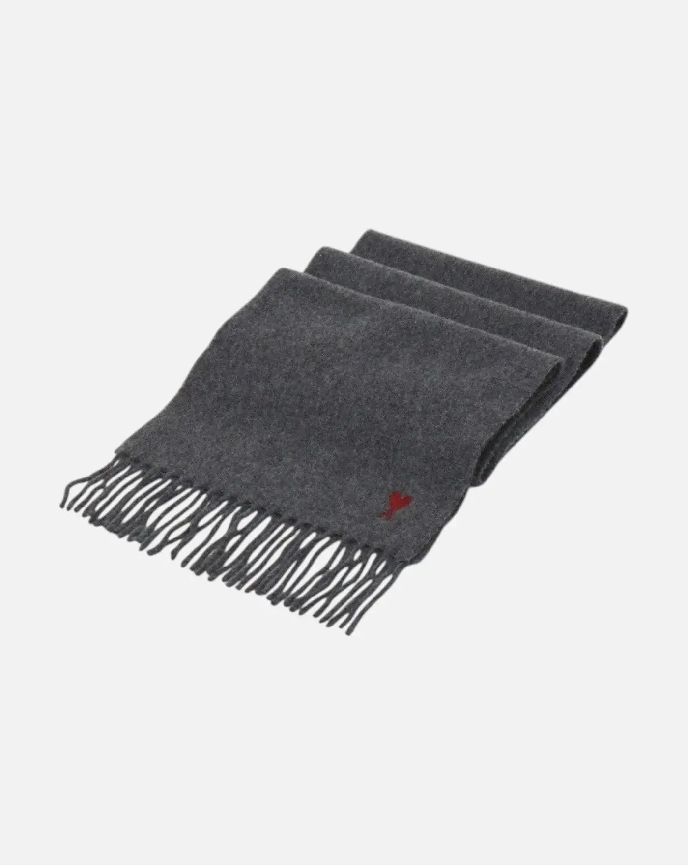 Bufanda Ami Paris Quota Wool Scarf with Red USF705 AW0047 A189 AMI PARIS 