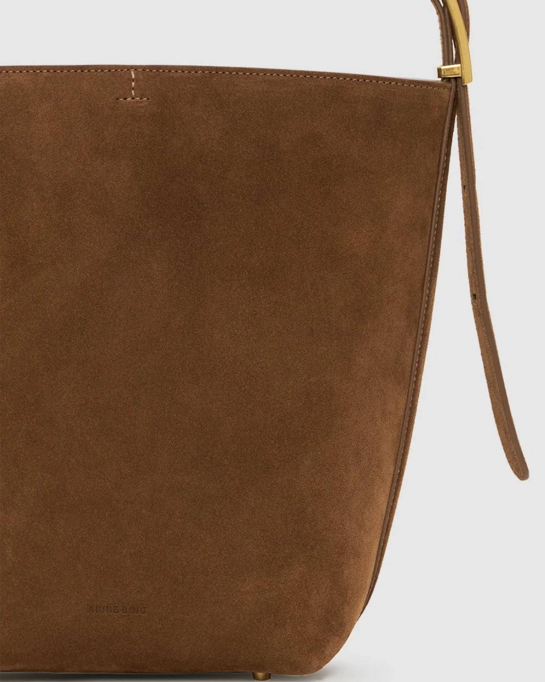 Bolso Anine Bing Elly Medium Bucket Bag Suede A1312209BWN02 TOBACCO ANINE BING 