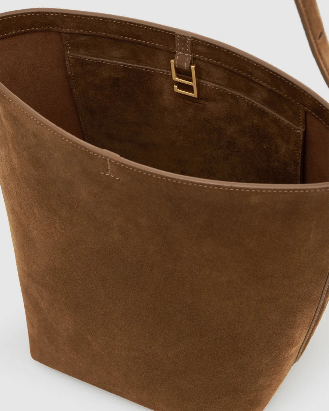 Bolso Anine Bing Elly Medium Bucket Bag Suede A1312209BWN02 TOBACCO ANINE BING 