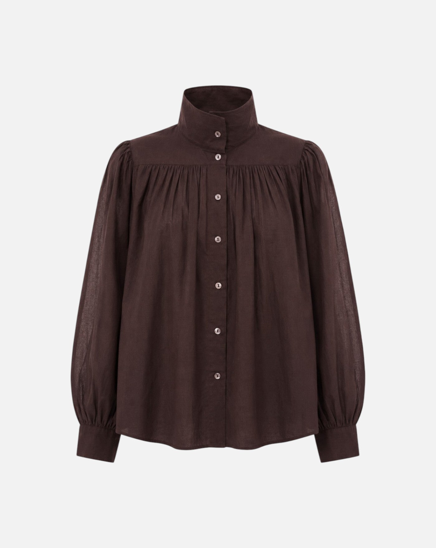 Blusa Antik Batik Angeli Blouse 2 ANGELI1BLO2 BROWN ANTIK BATIK 