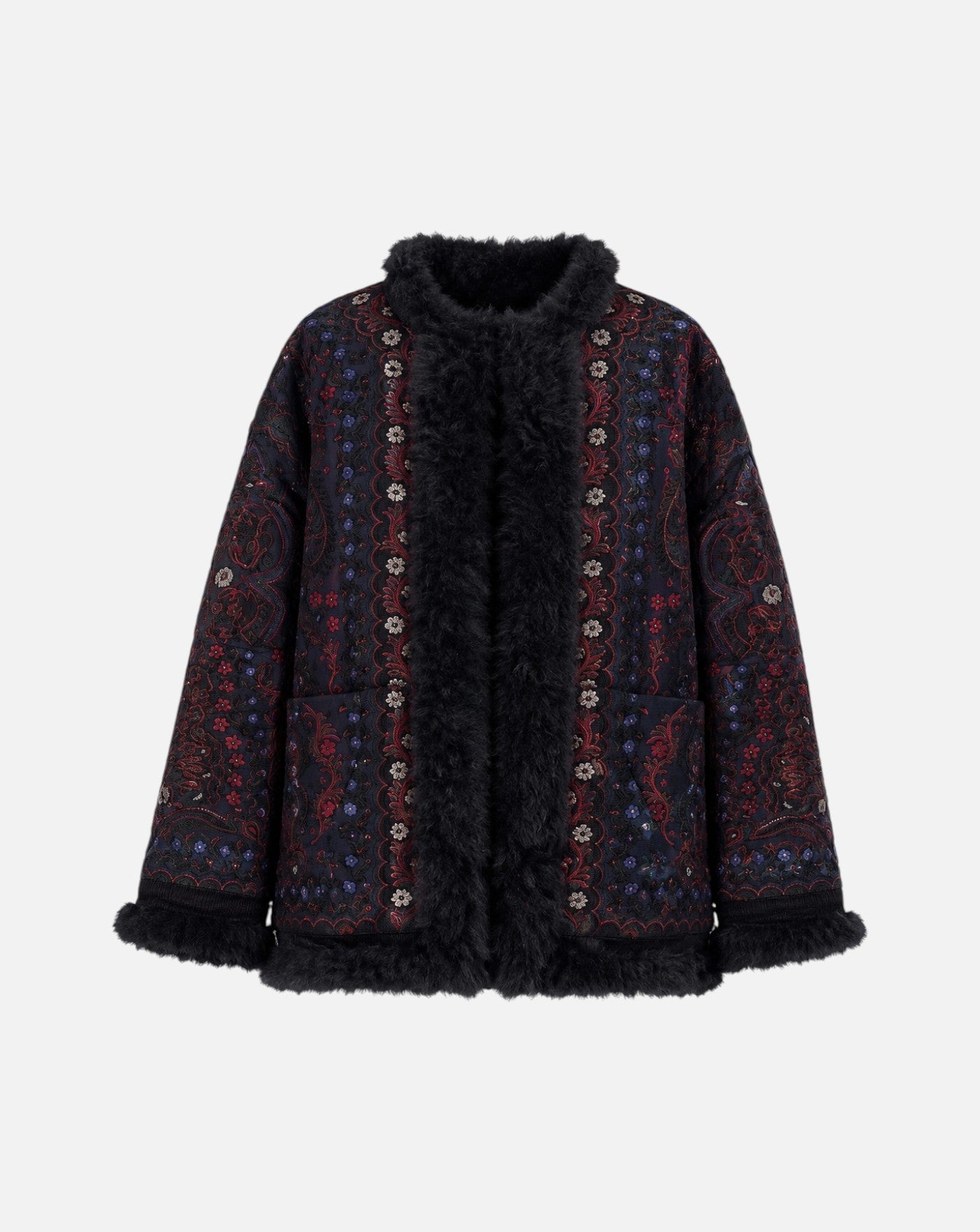 Chaqueta Antik Batik Ivan IVAN1JKT NAVY ANTIK BATIK 