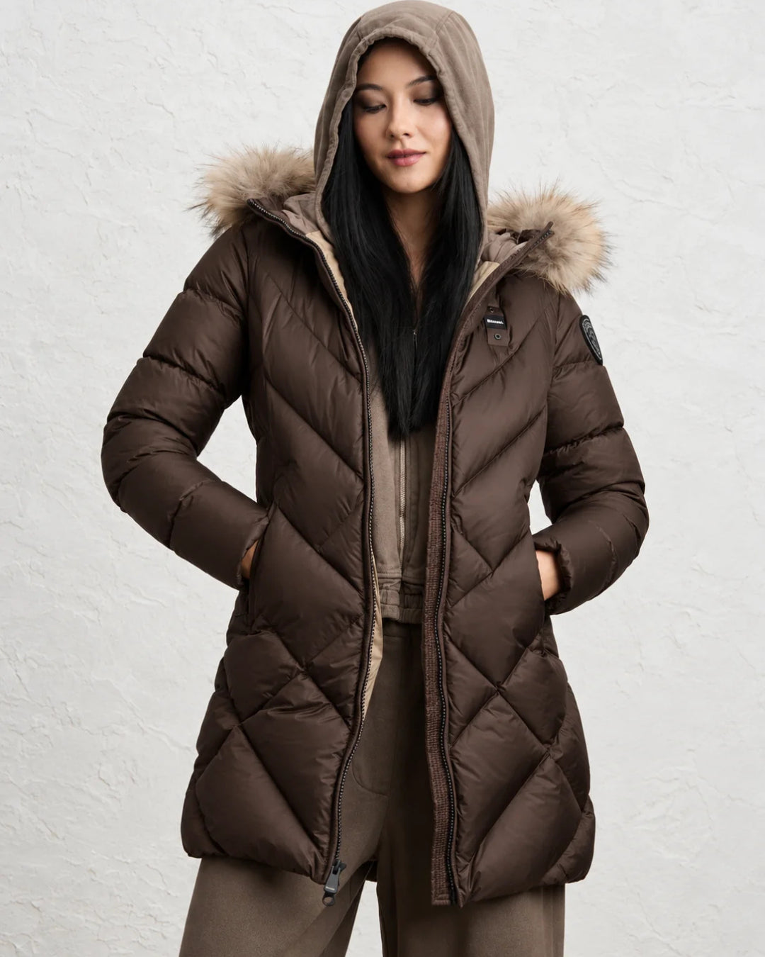 Chaqueta Blauer Althea 26WBLDK03042 00604730BEI BLAUER 
