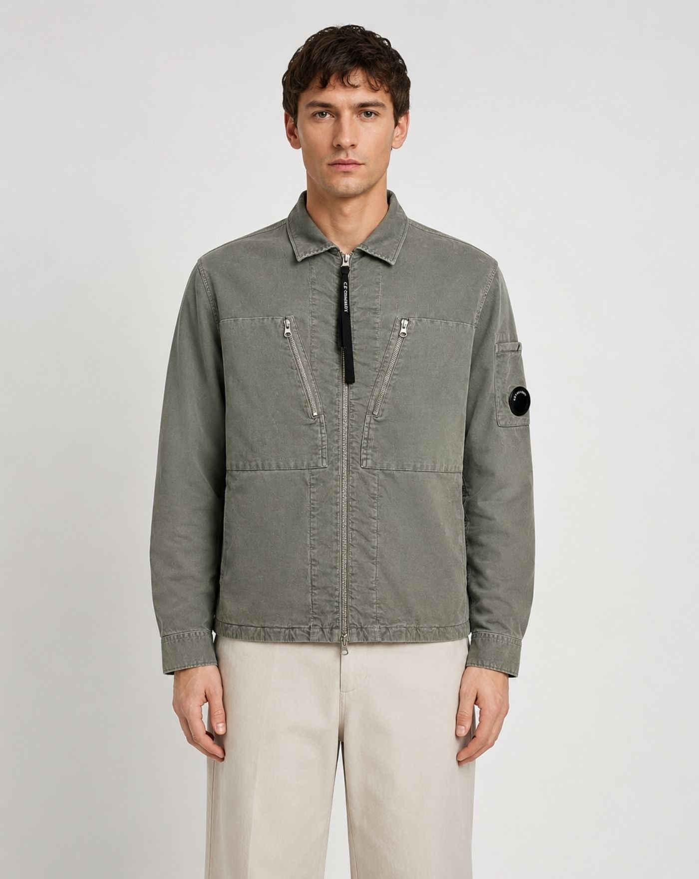 Chaqueta C.P. Company Corduroy Zipped Lens Overshirt 21CMOS149A006410O 936 C.P. COMPANY 