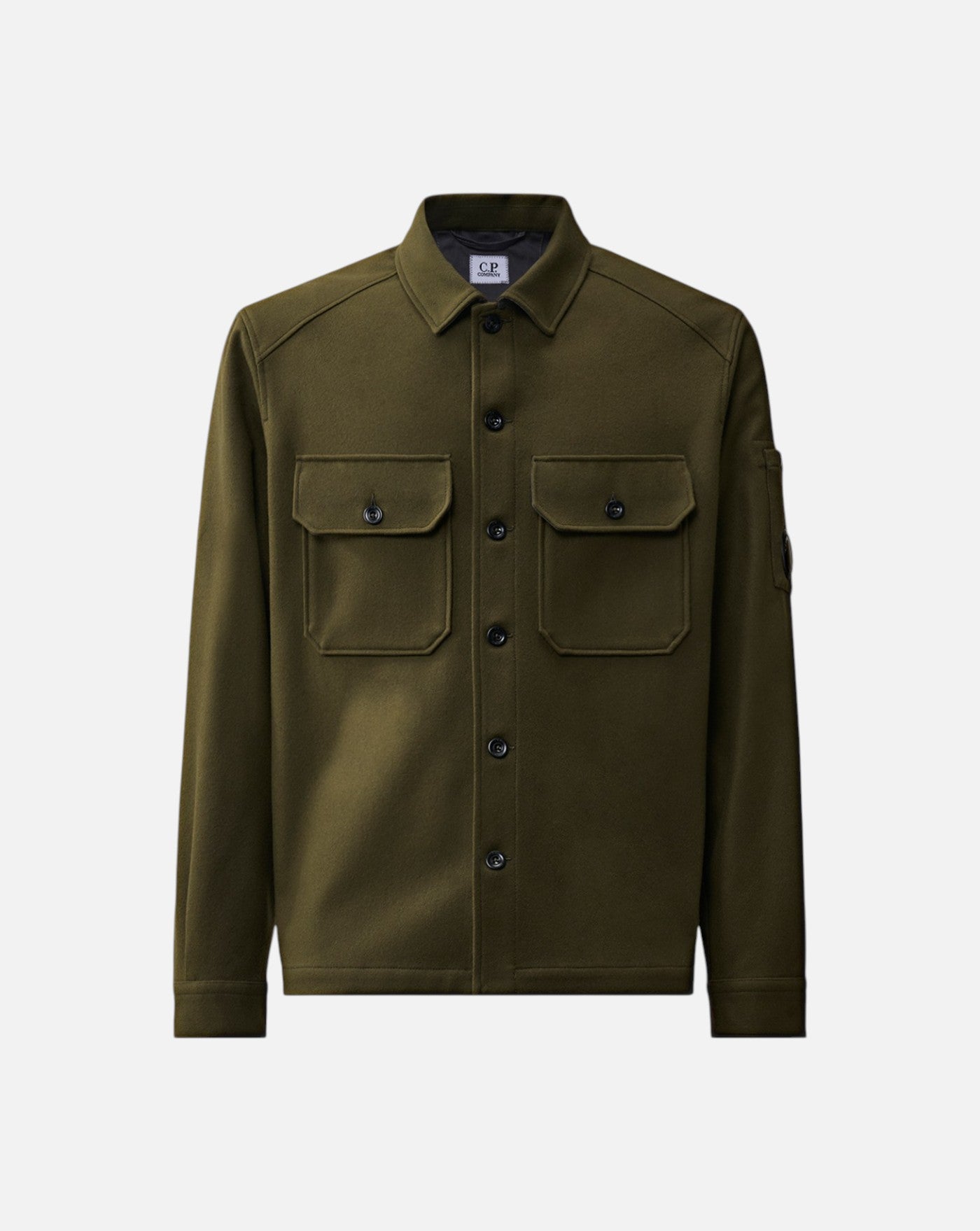 Chaqueta C.P. Company Overshirt In Felted Wool 21CMOS261A110804A 683 C.P. COMPANY 