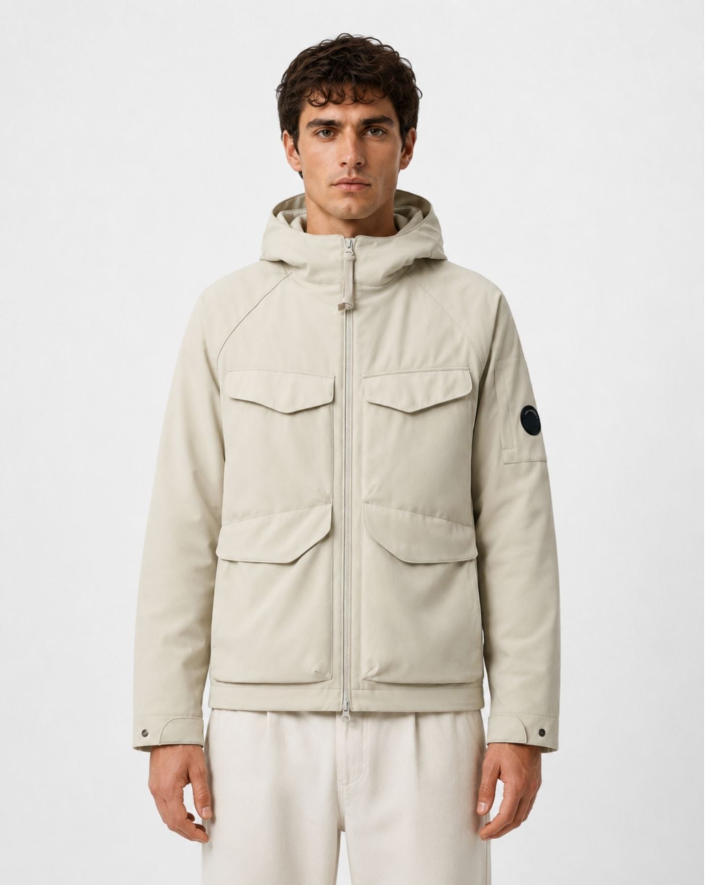 Chaqueta C.P. Company Shell-R Padded Hooded Lens 21CMOW004A006097A 888 C.P. COMPANY 