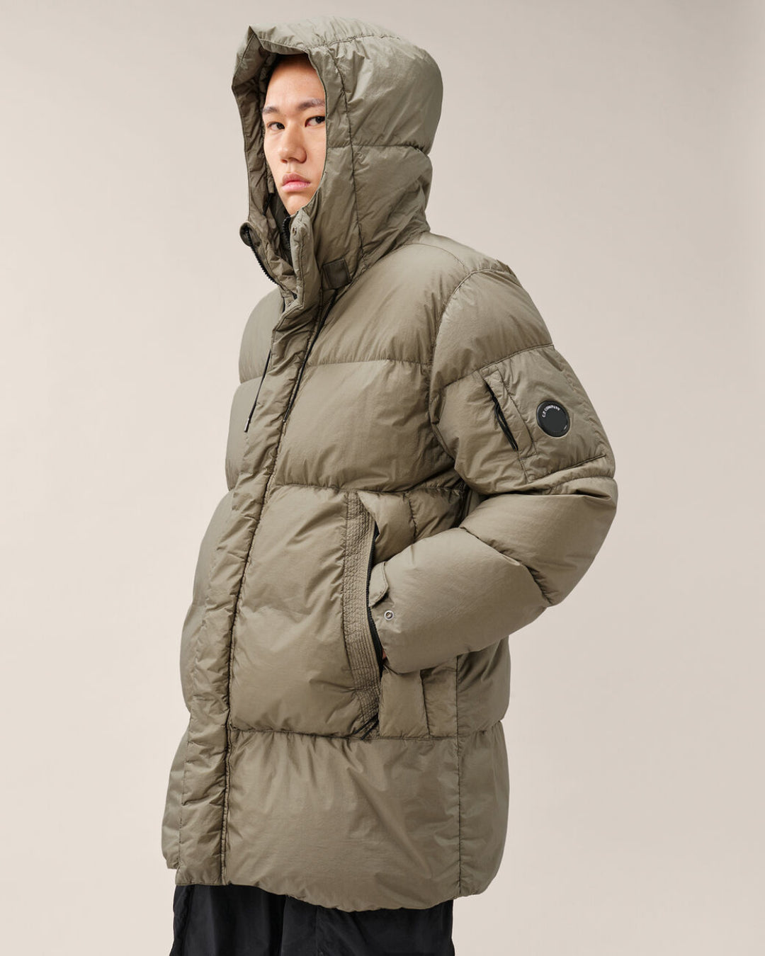 Chaqueta C.P. Company Outwear 	Long 	Jacket 	In 	Down	 Shield 21CMOW217A110655G 356 C.P. COMPANY 