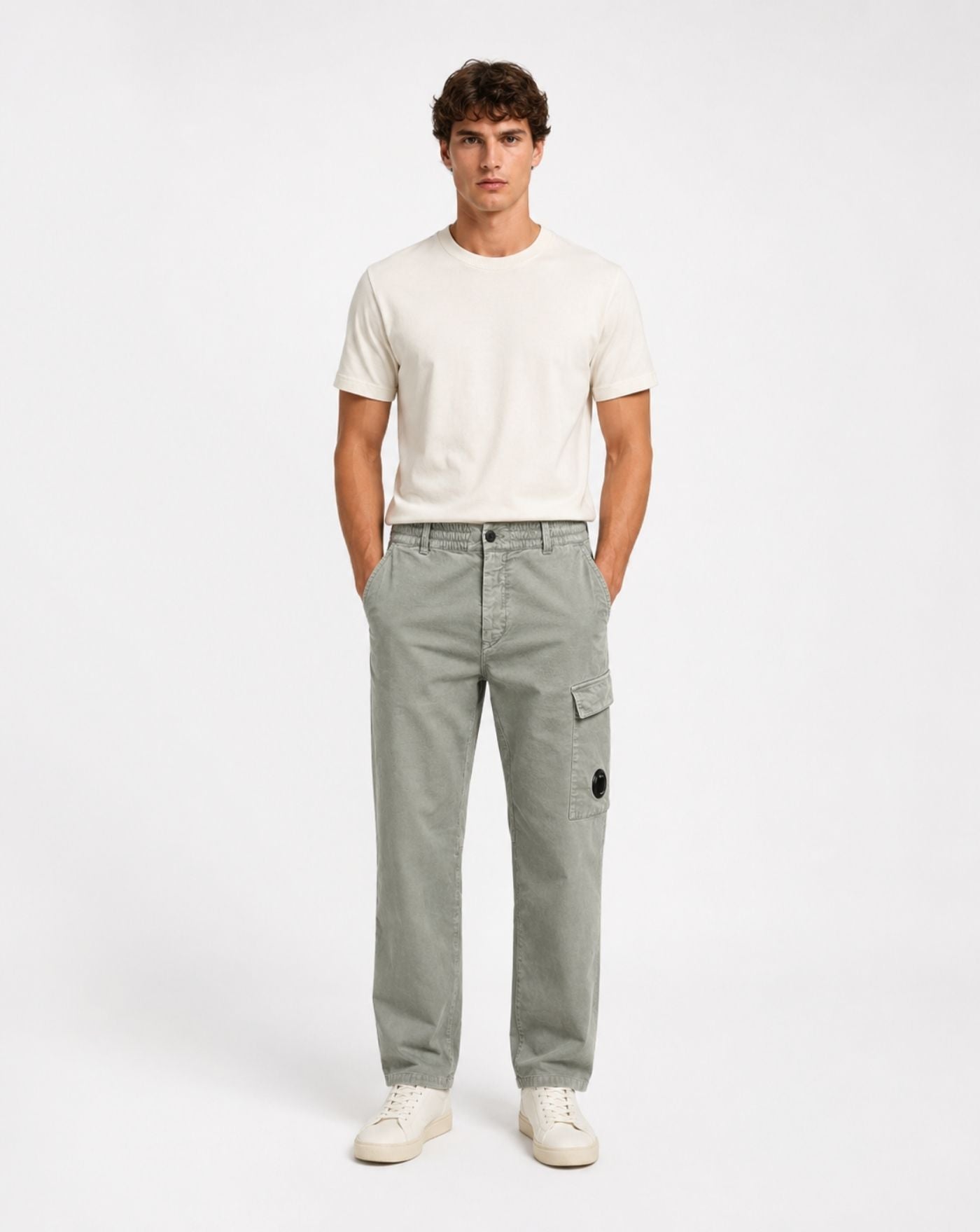 Pantalones C.P. Company Corduroy Regular Cargo 21CMPA108A006410O 936 C.P. COMPANY 