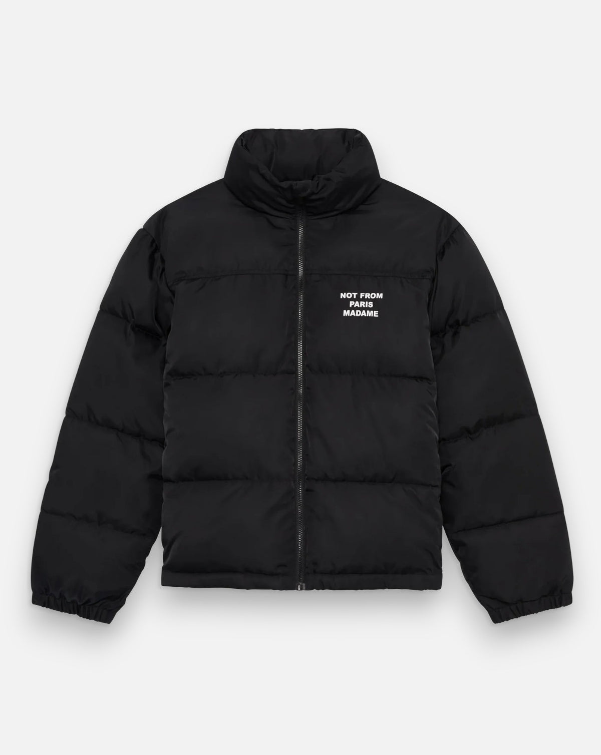 Chaqueta Drole de Monsieur Slogan Puffer Jacket JT314 PA034 BLACK DROLE DE MONSIEUR 