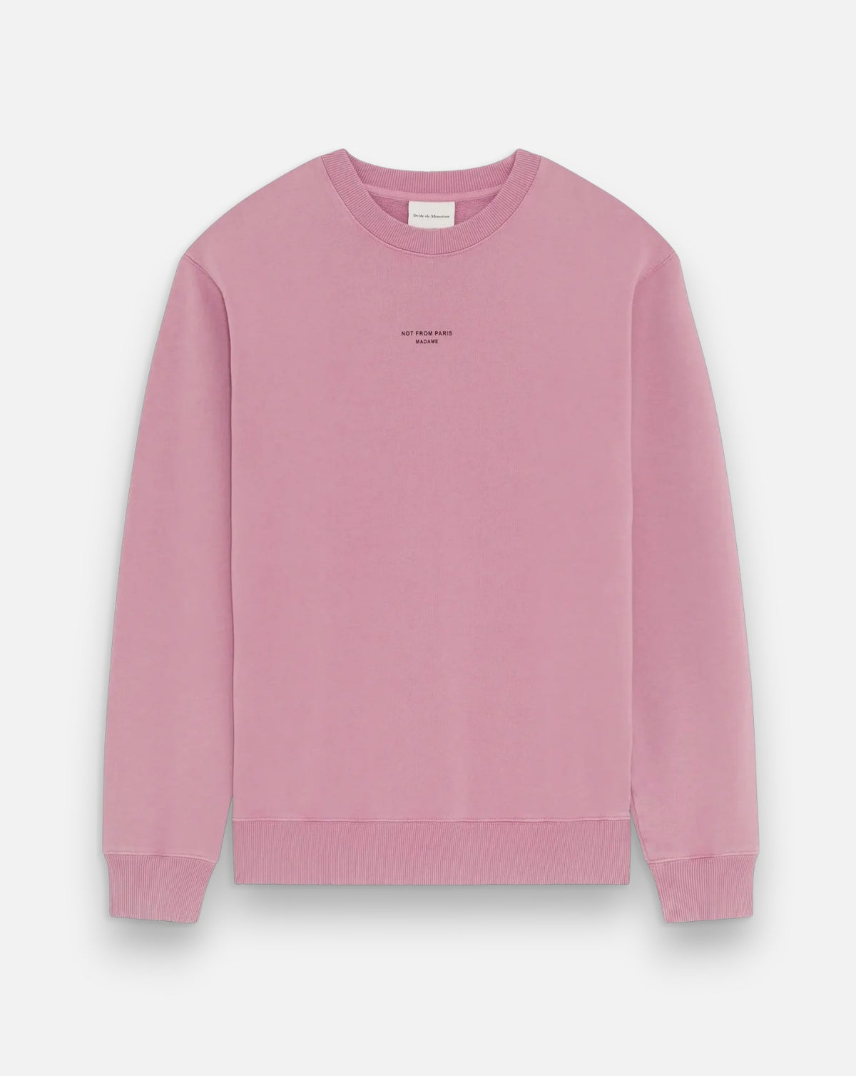 Sudadera Drôle de Monsieur Classic Slogan SW148 CO127 PINK DROLE DE MONSIEUR 