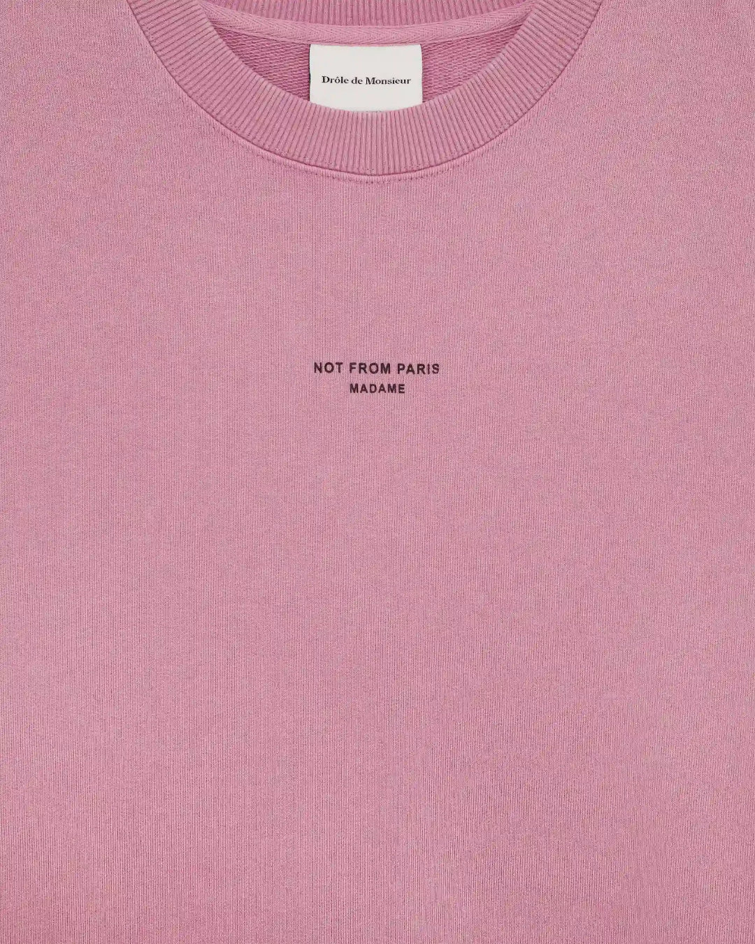 Sudadera Drôle de Monsieur Classic Slogan SW148 CO127 PINK DROLE DE MONSIEUR 