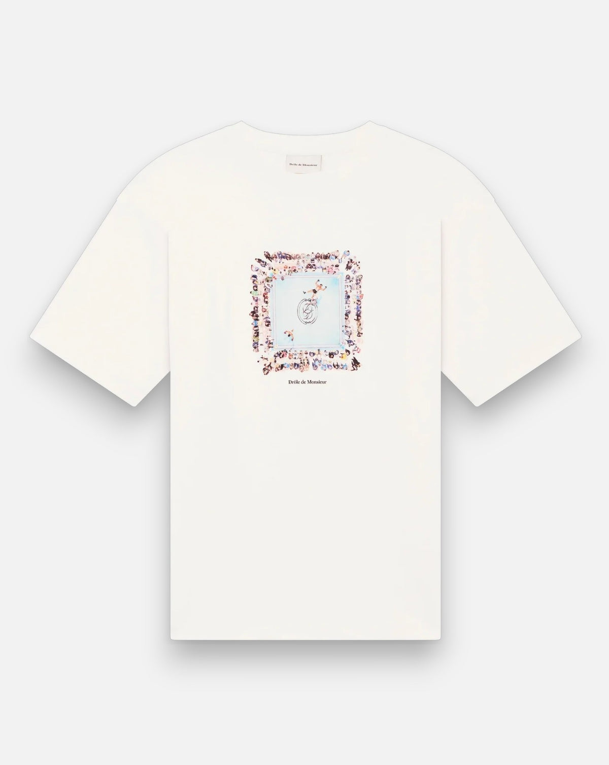 Camiseta Drole de Monsieur Boxers Ring<BR/> TS343 CO002 OFF WHITE DROLE DE MONSIEUR 