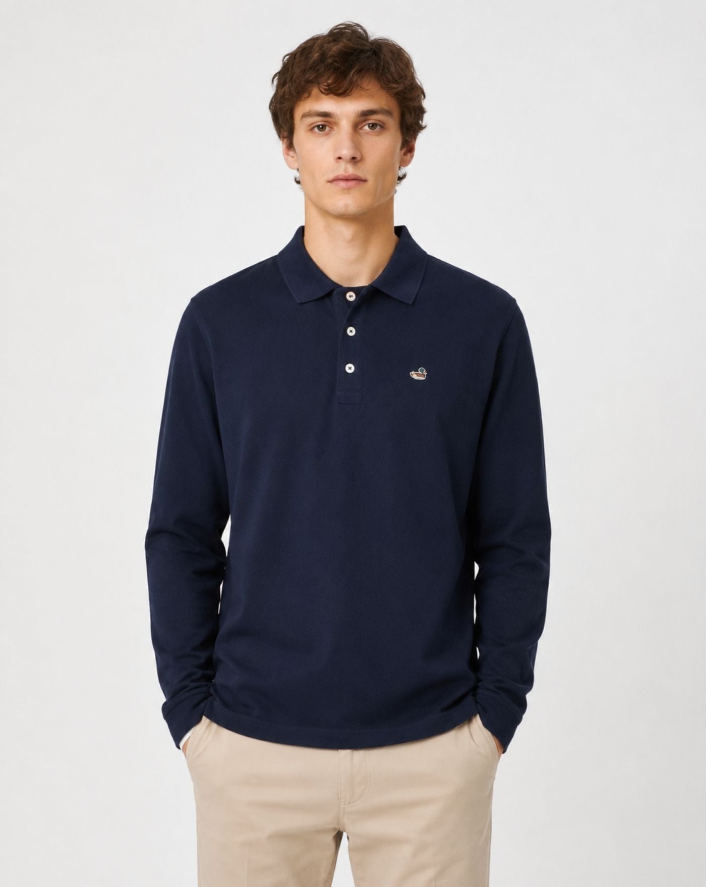 Polo Edmmond Duck LS 3262001590 PLAIN NAVY EDMMOND 