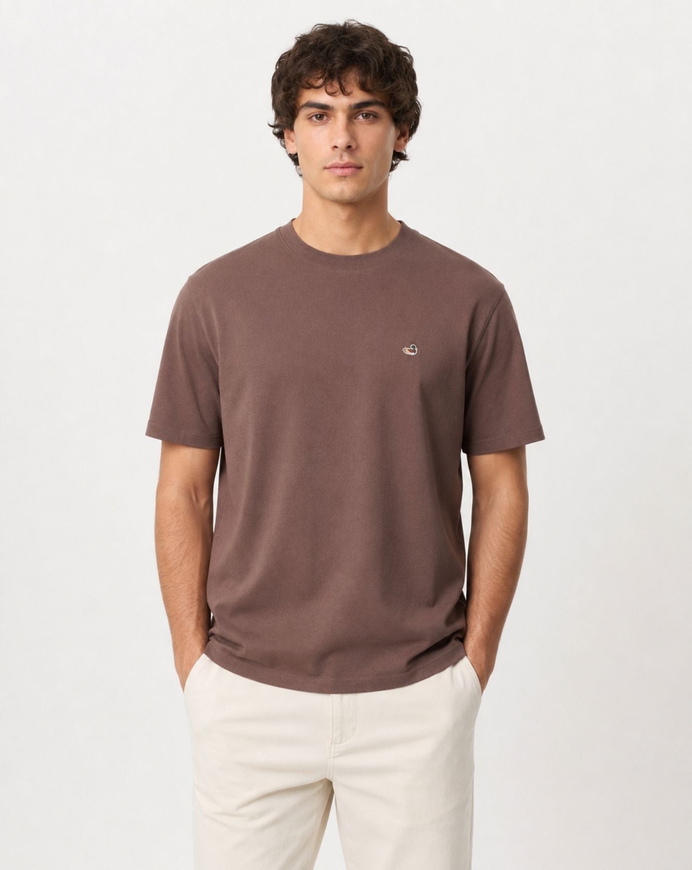 Camiseta Edmmond Duck 3263001790 PLAIN CHOCOLATE EDMMOND 