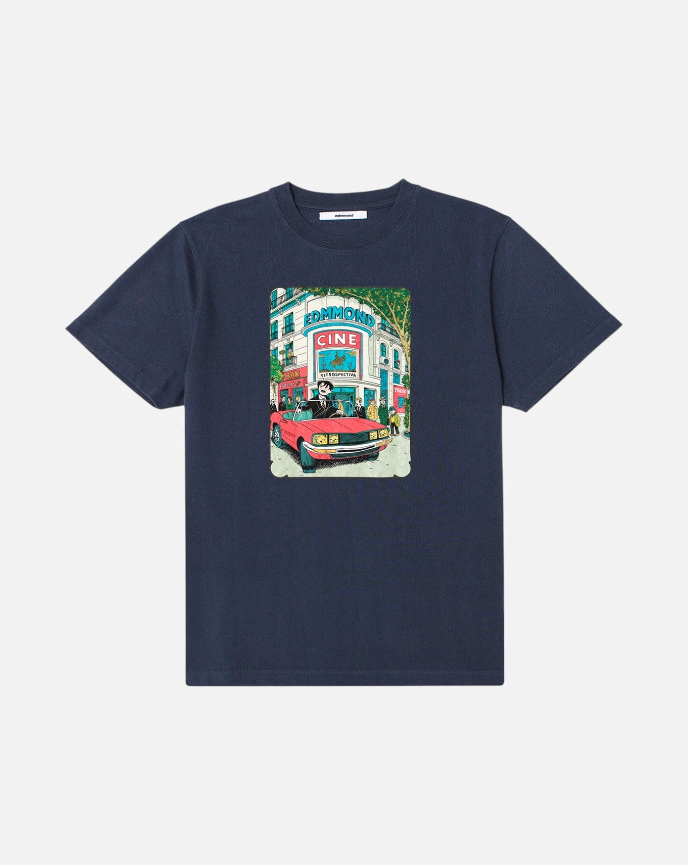 Camiseta Edmmond Retrospectiva 3263013590 PLAIN NAVY EDMMOND 