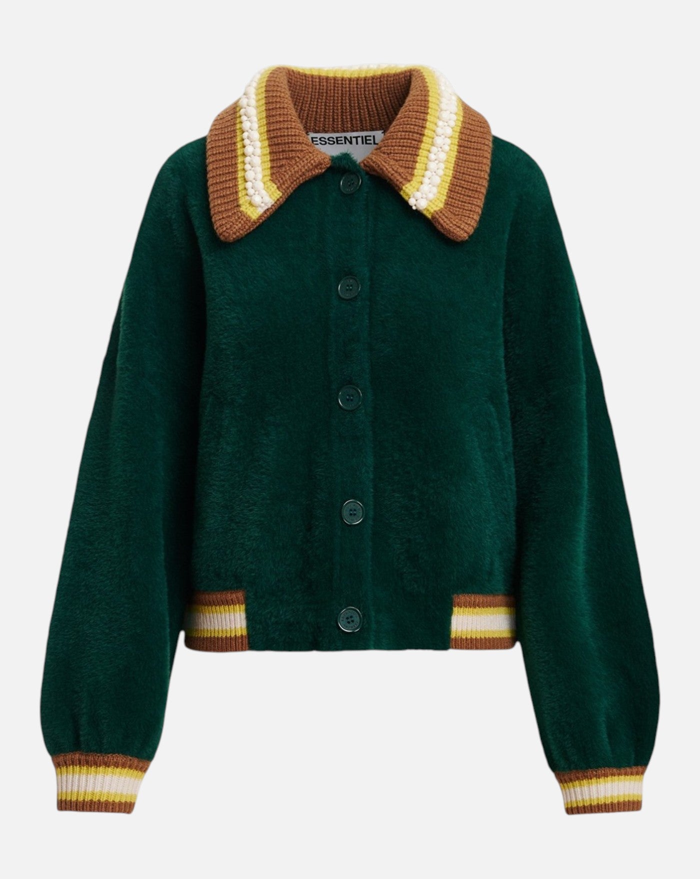 Chaqueta Essentiel Antwerp Kamore Knit Jacket With Collar KAMORE K2WN ESSENTIEL ANTWERP 