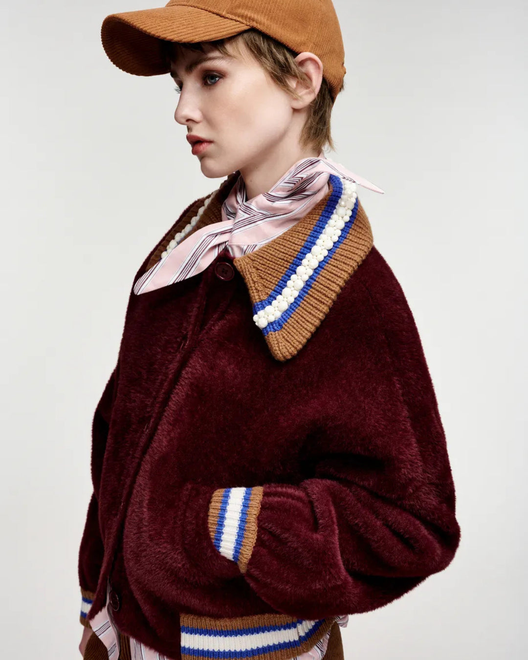 Chaqueta Essentiel Antwerp Kamore Knit Jacket With Collar KAMORE K2WN ESSENTIEL ANTWERP 