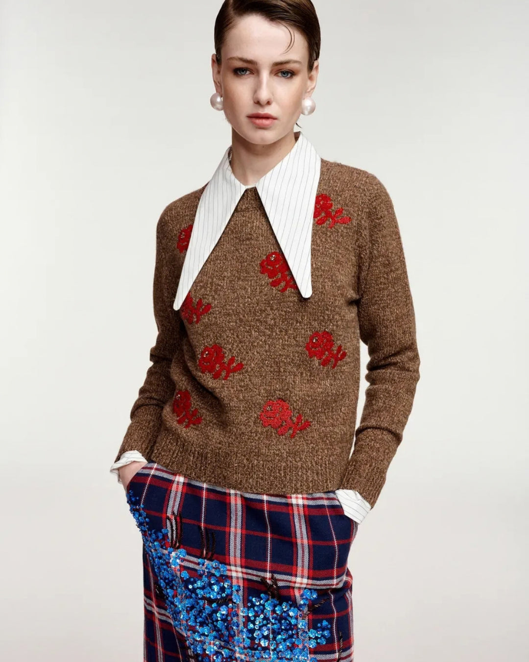 Jersey Essentiel Antwerp Korine Embroidered Pullover KORINE K2CC ESSENTIEL ANTWERP 