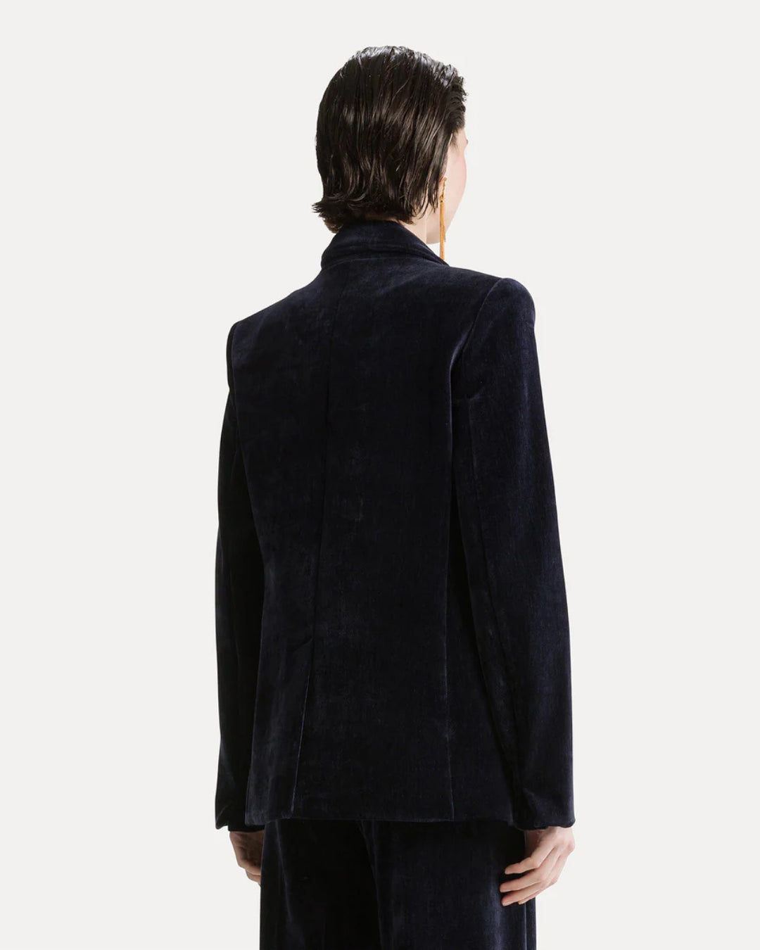 Chaqueta Forte Forte Double Twill Velvet Double-Breasted Blazer 15021 NOTTE FORTE FORTE 
