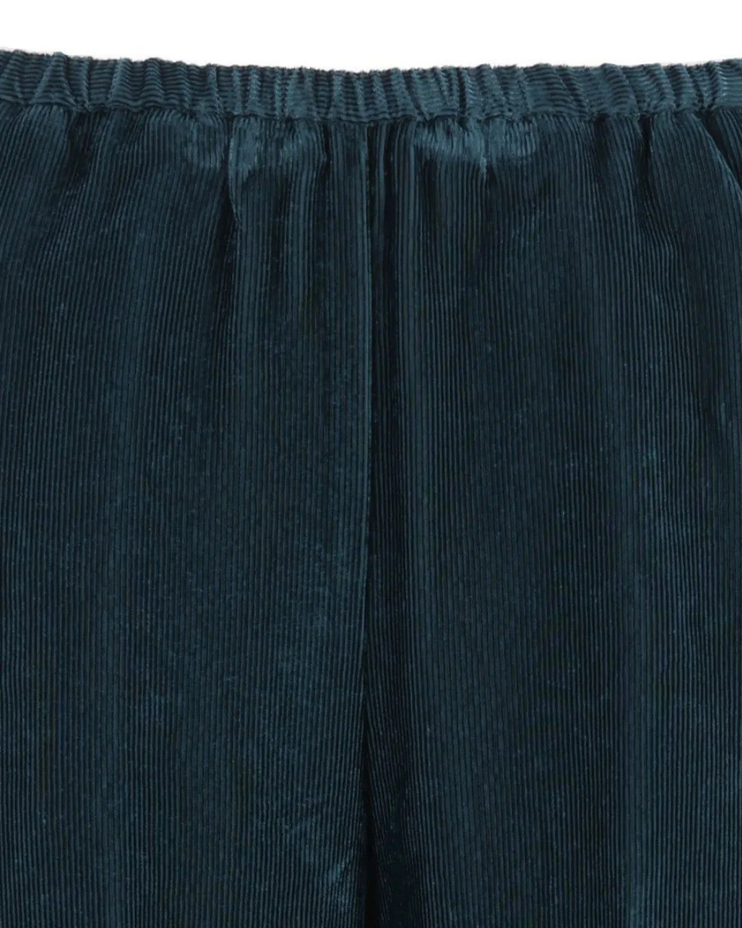 Pantalones Forte Forte Fluid Ribbed Velvet Elasticated pants 15042 JADE FORTE FORTE 
