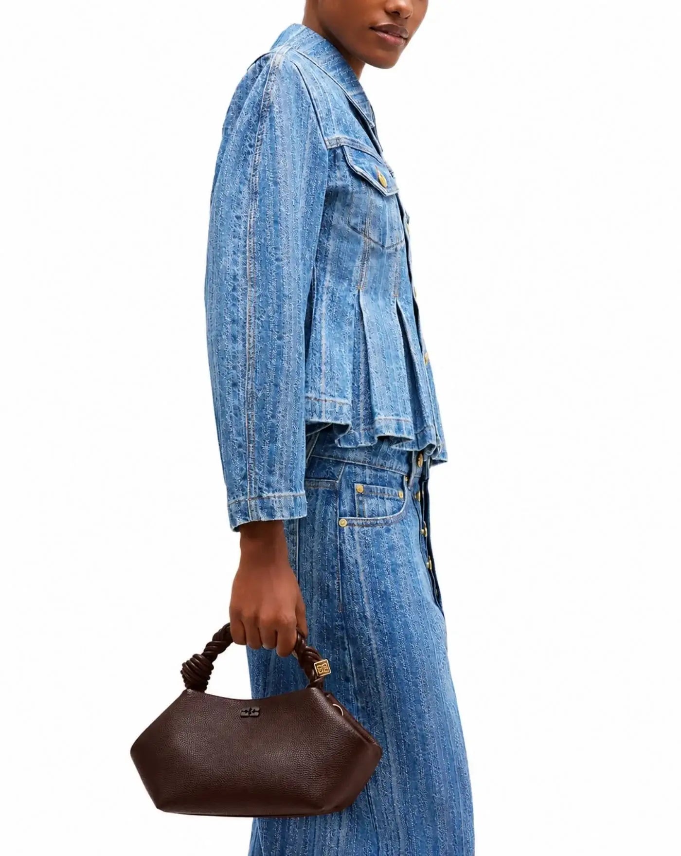 Bolso Ganni Bou Bag Small Grained A7274 979 GANNI 